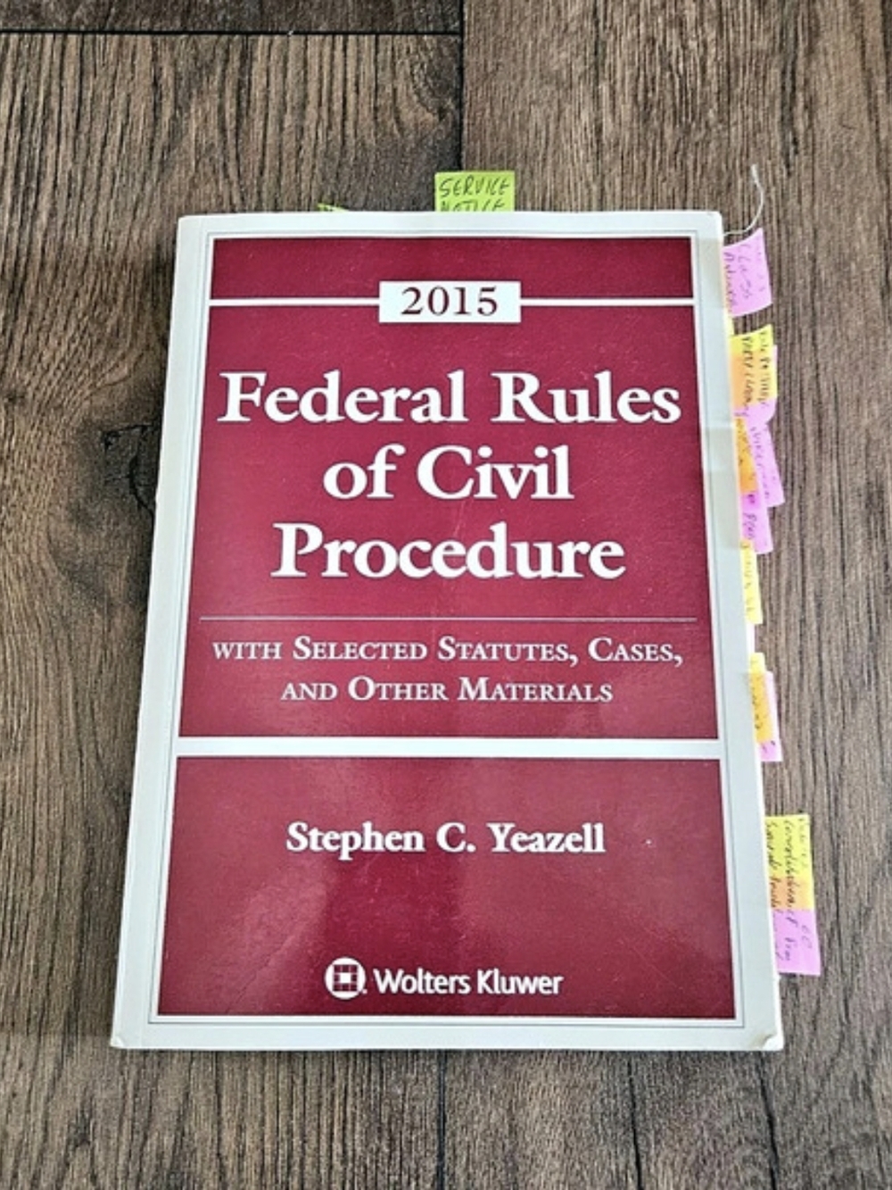 Wolters Kluwer Federal Rules of Civil Procedure: 2015 Educational Edition 2015